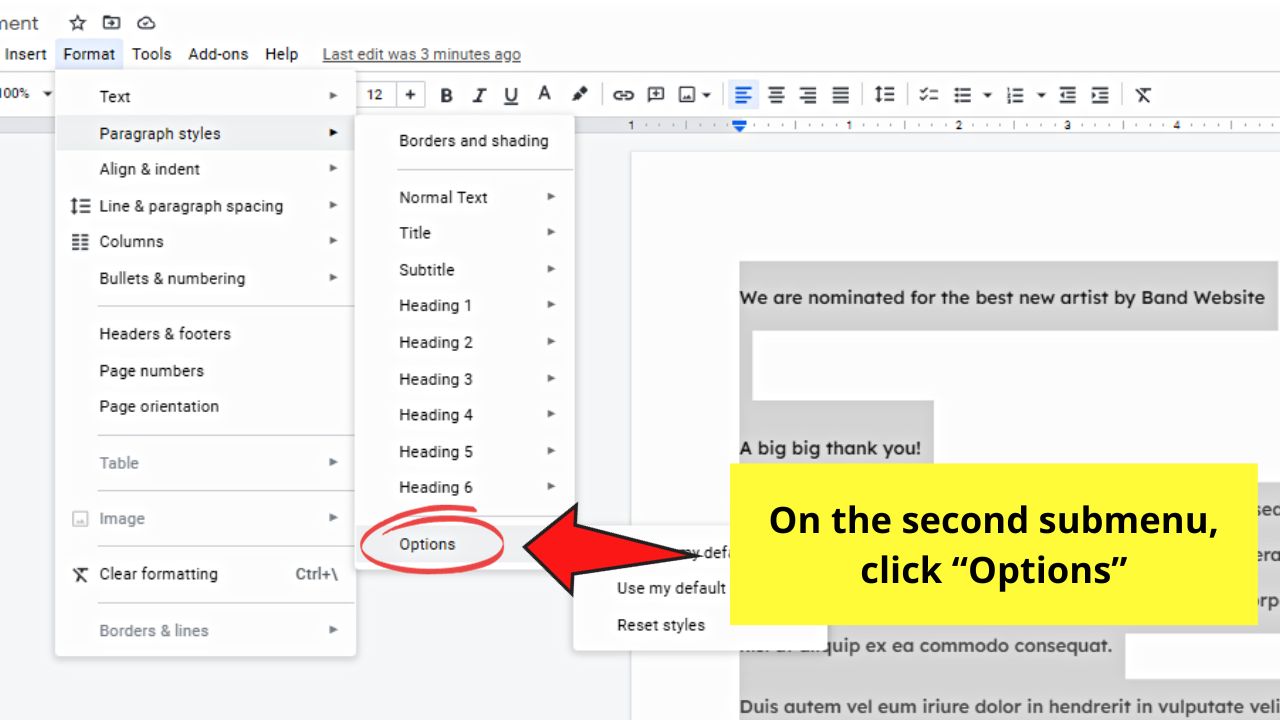 How to Change Default Font in Google Docs Permanently Step 7