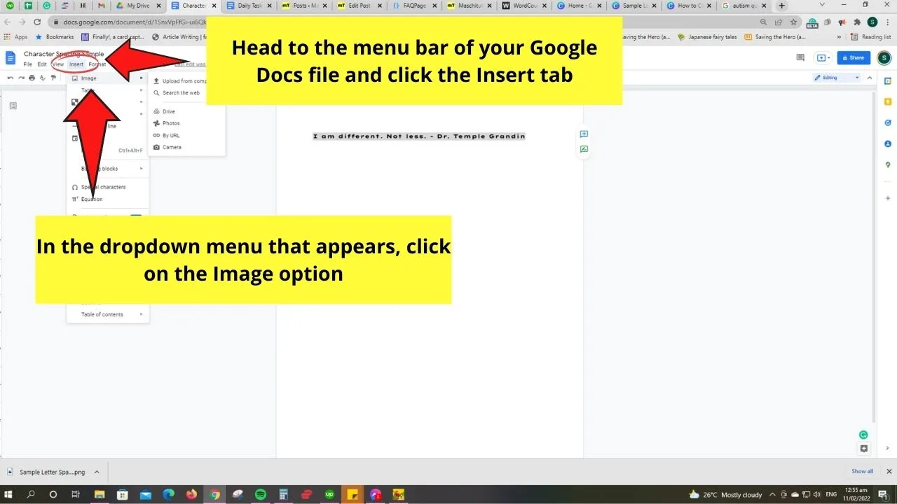 How to Change Letter Spacing in Google Docs By Inserting Letter-Spaced Text from Canva Step 6.1
