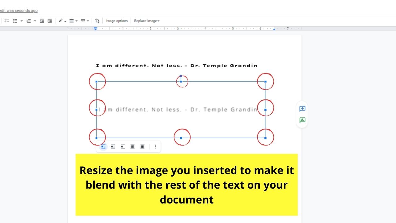 How to Change Letter Spacing in Google Docs By Inserting Letter-Spaced Text from Canva Step 7