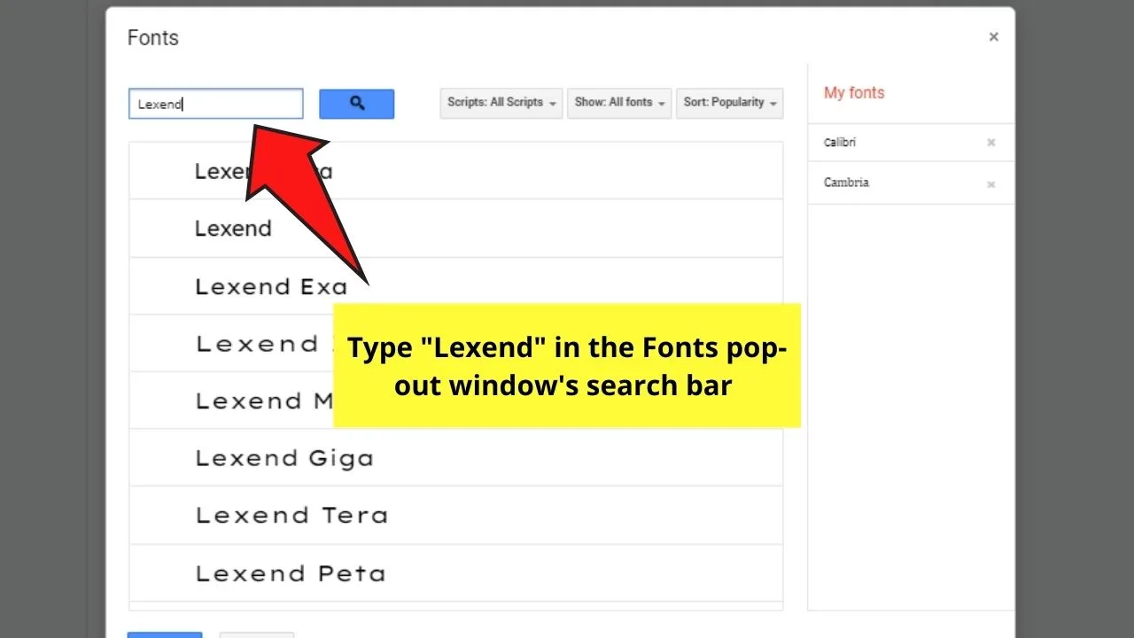 How to Change Letter Spacing in Google Docs Using the Lexend Font Family Step 3.1