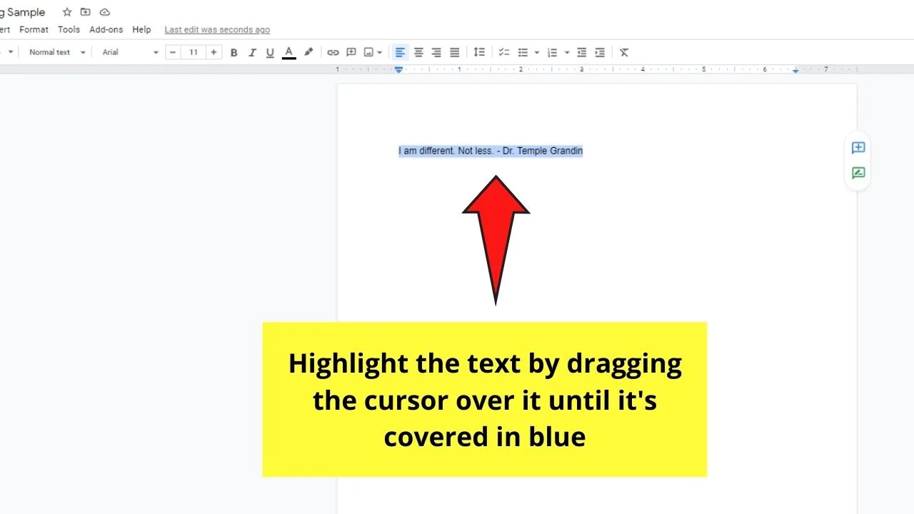 How to Change Letter Spacing in Google Docs Using the Lexend Font Family Step 4