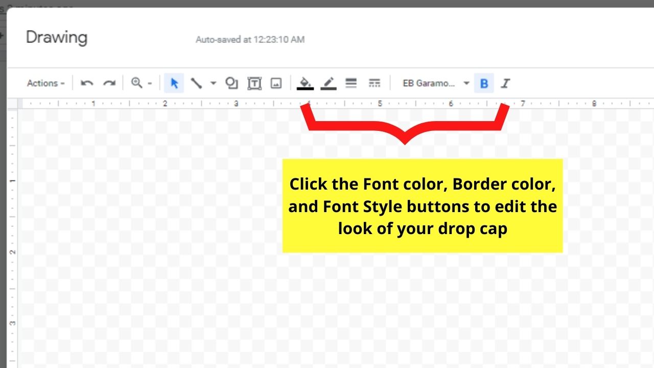 How to Do a Drop Cap in Google Docs Step 4.2