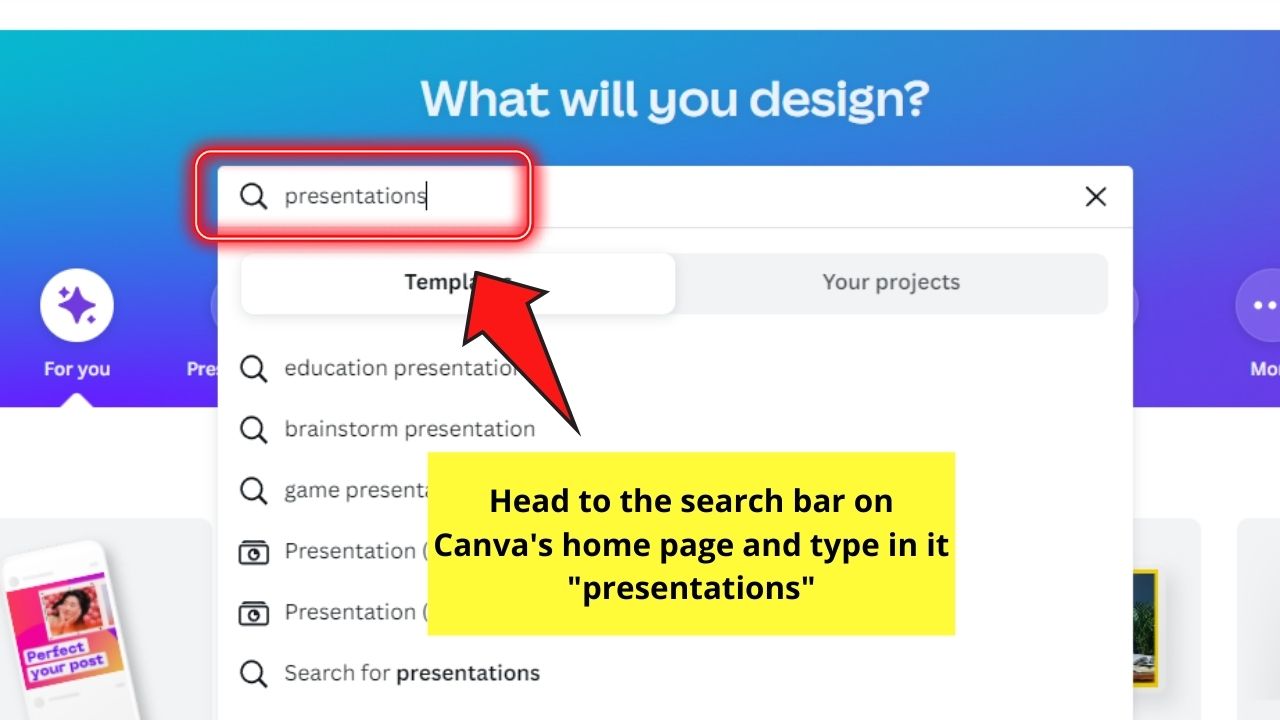 How to Make Text Appear on Click in Canva Presentations Step 1.1