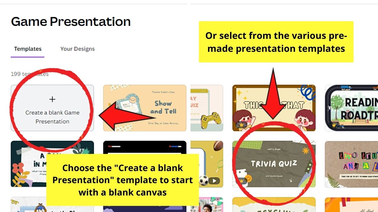 How to Make Text Appear on Click in Canva Presentations Step 2