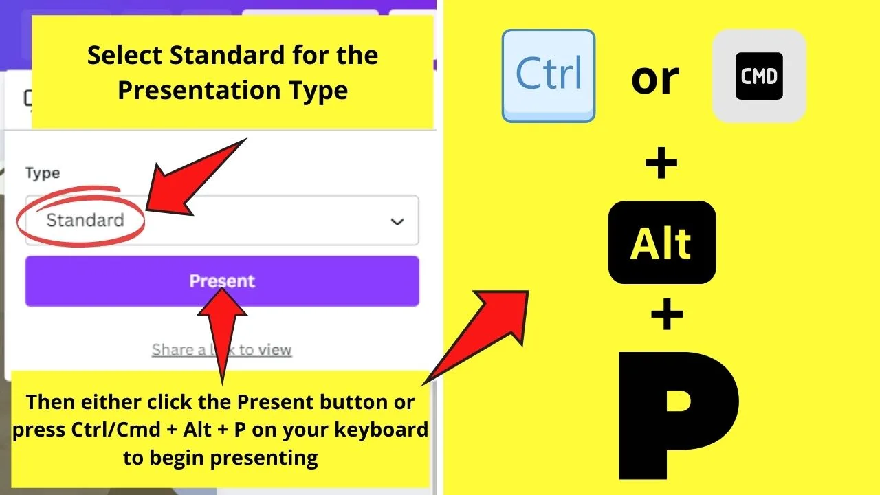 How to Make Text Appear on Click in Canva Presentations Step 9