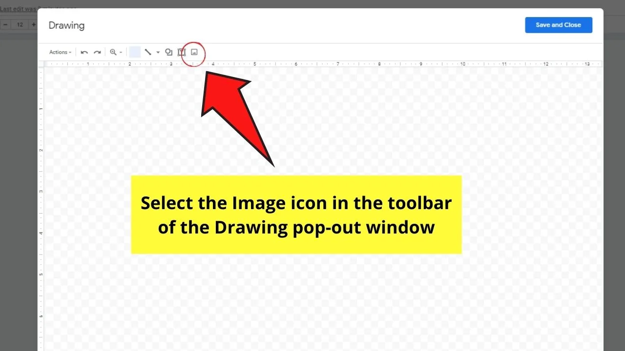 How to Overlap Images in Google Docs through the Drawing Tool Step 3