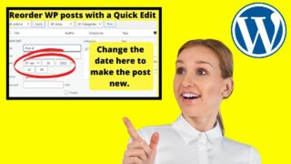 How to Reorder WordPress Posts