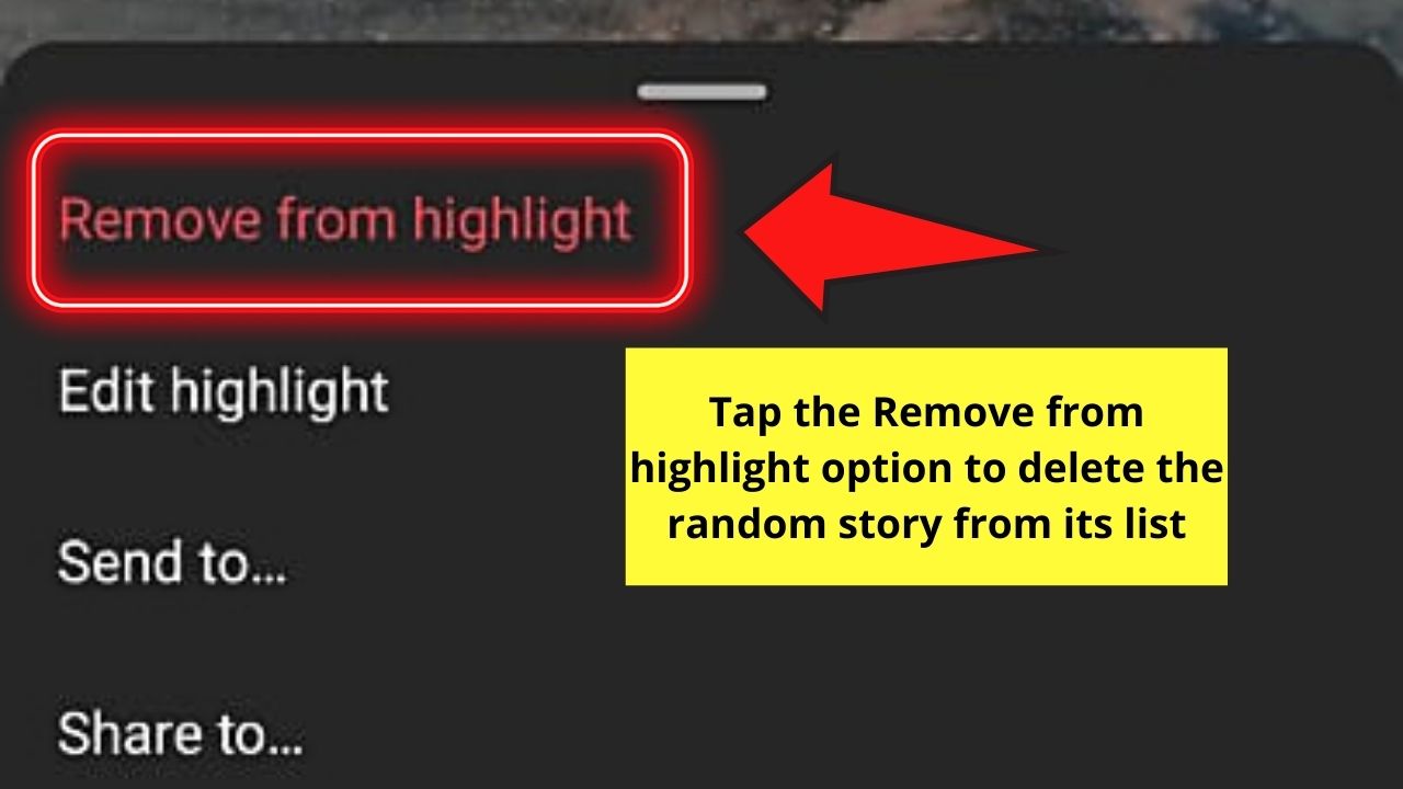 How to Reorder Your Instagram Story Highlights Step 8.1
