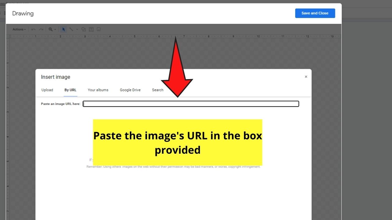 How to Rotate Images in Google Docs with the Drawing Tool Step 3.3