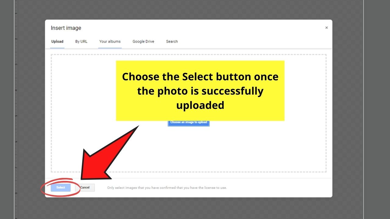 How to Rotate Images in Google Docs with the Drawing Tool Step 3.4