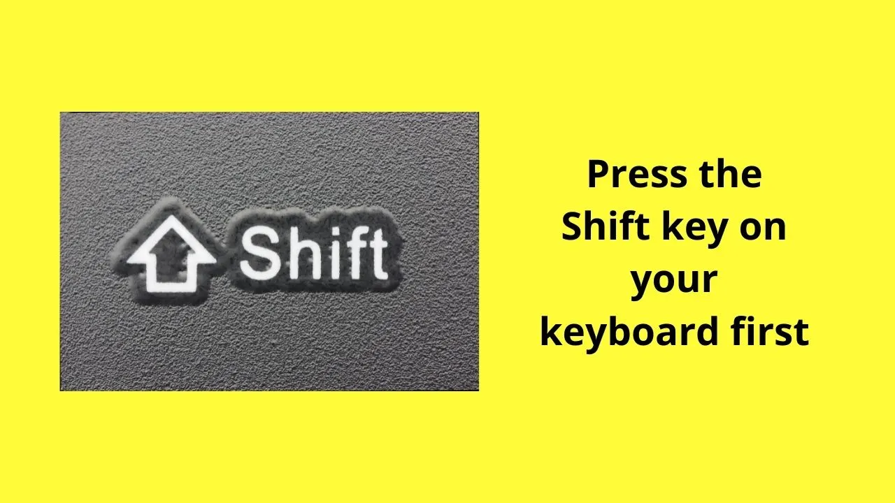 How to Select Everything in Google Docs by the Shift + Right Arrow Key Method Step 2