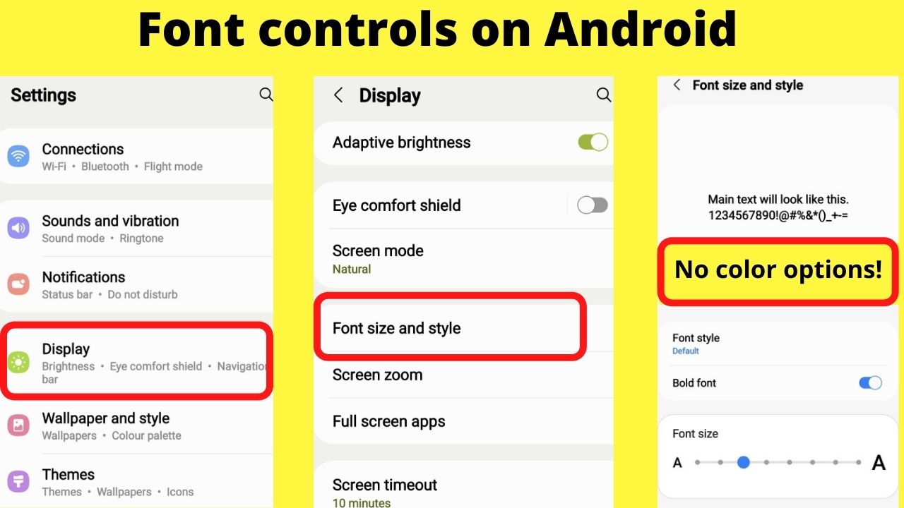 How to Change the Font Color on Android — The Hard Facts