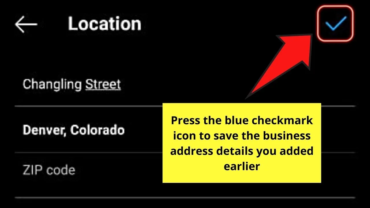How to Add Your Location to Your Instagram Bio Step 5