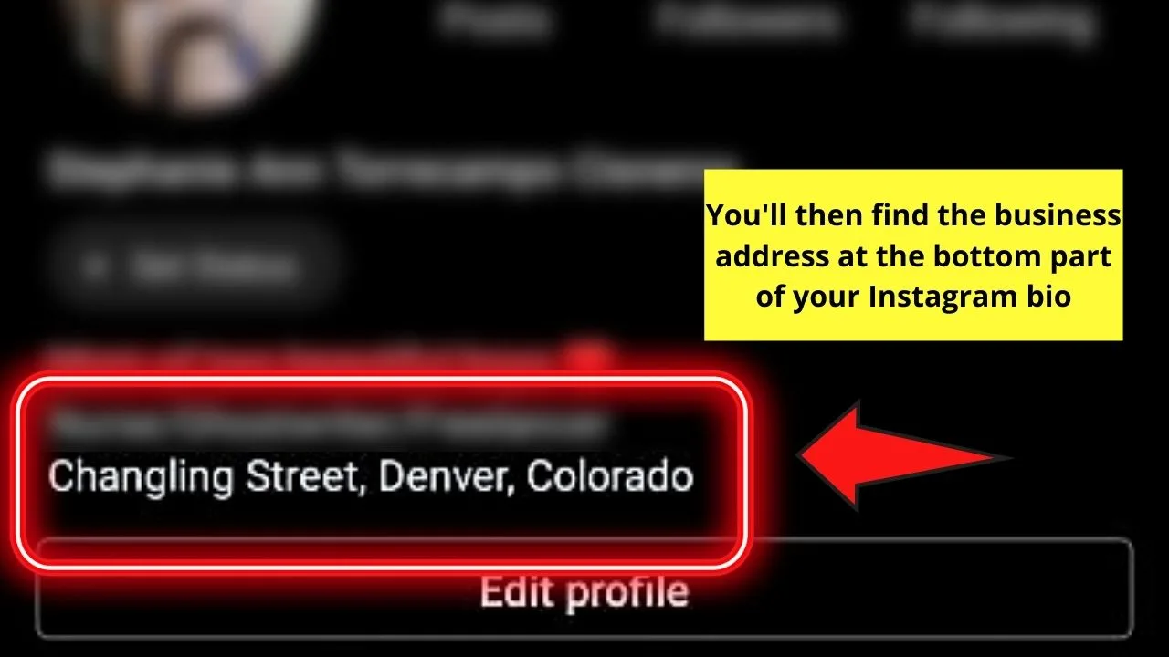How to Add Your Location to Your Instagram Bio Step 7