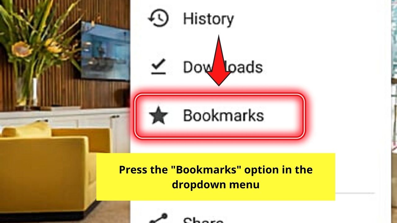 How to Bookmark in Chrome Android Step 5.2