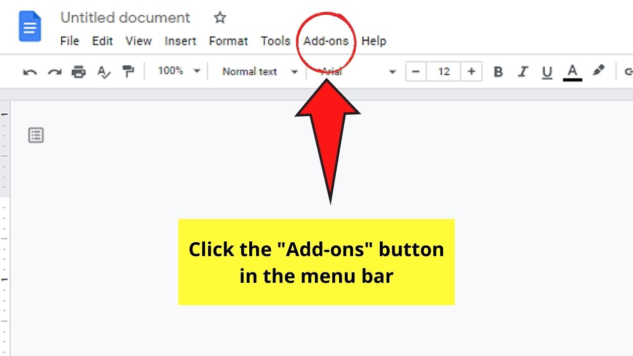 How to Caption an Image in Google Docs with Caption Maker Step 1