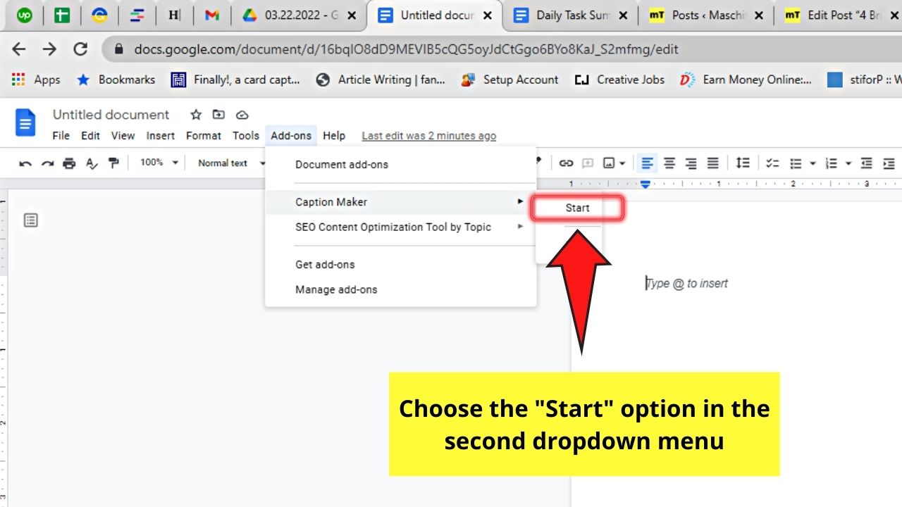 How to Caption an Image in Google Docs with Caption Maker Step 5