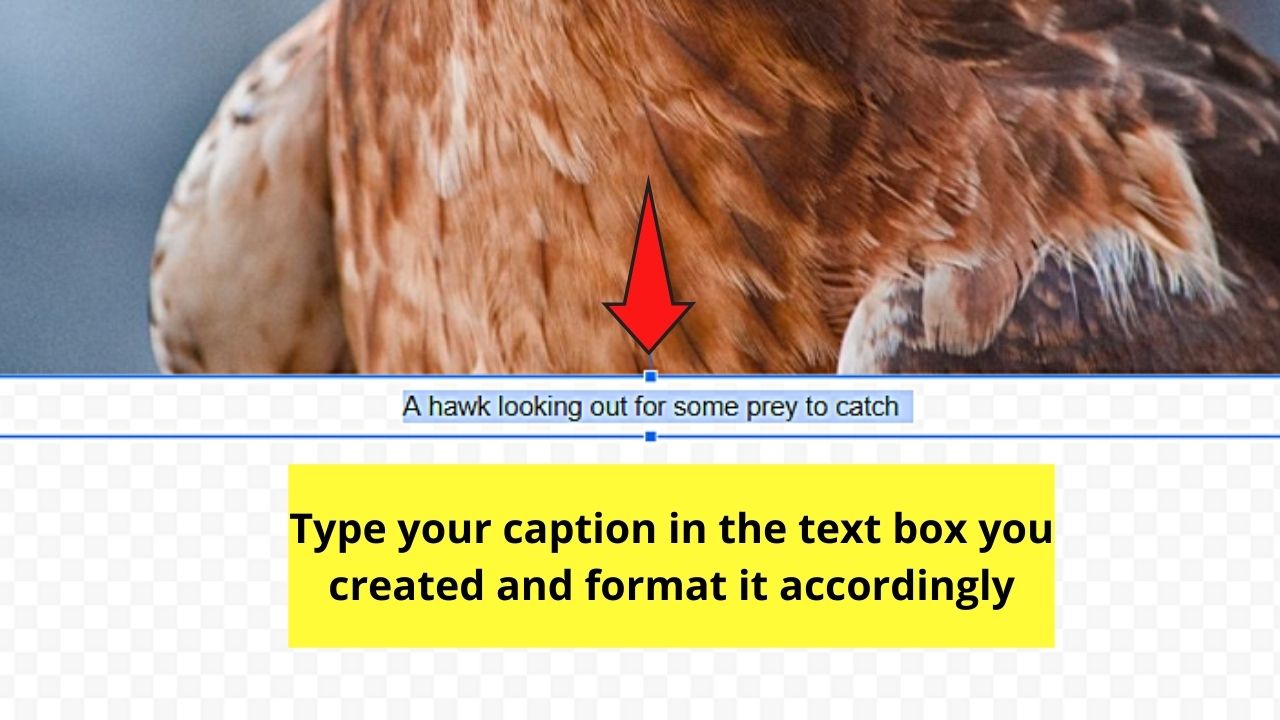 How to Caption an Image in Google Docs with the Drawing Tool Step 8