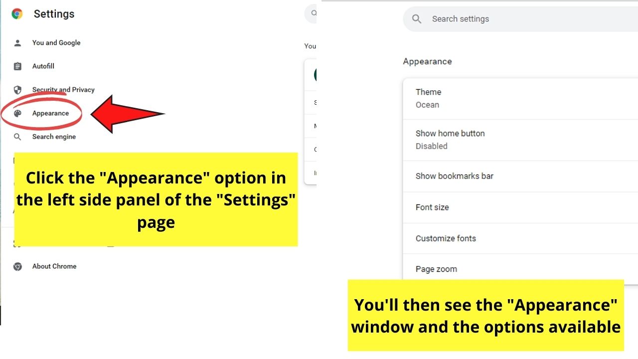 How to Change the Tab Color in Chrome by Opening Chrome Themes Step 3