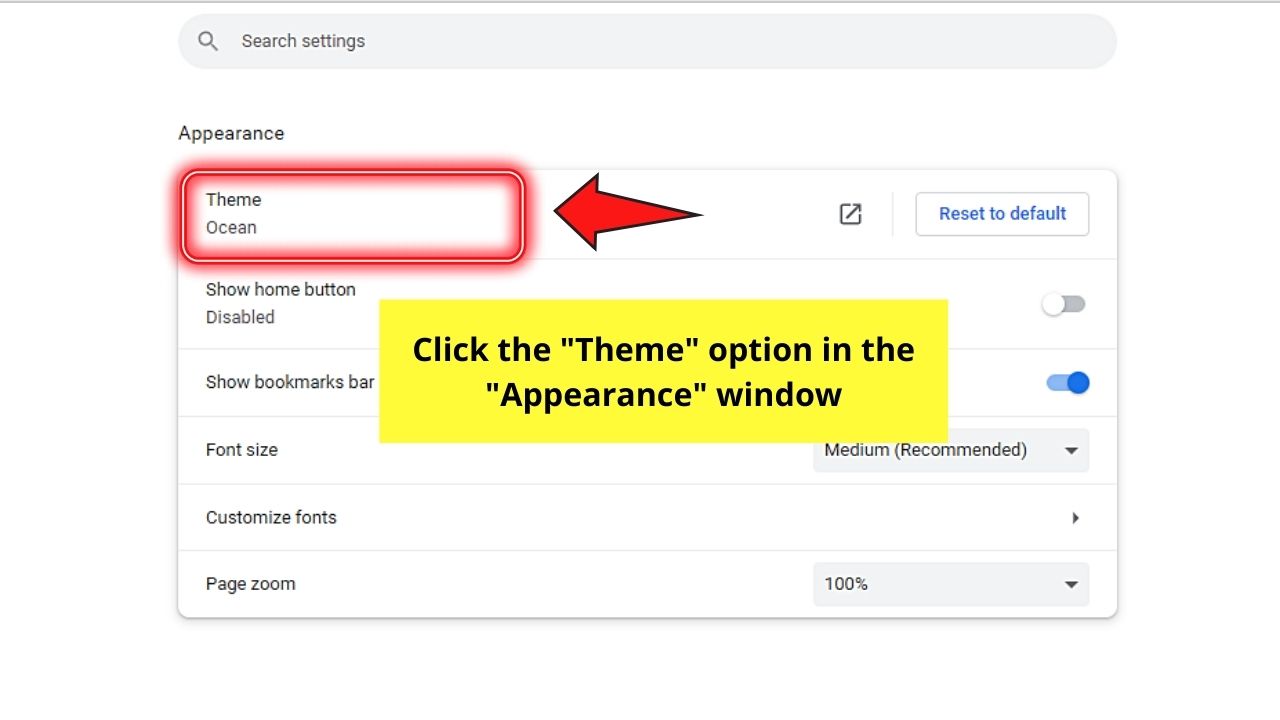 How to Change the Tab Color in Chrome by Opening Chrome Themes Step 4