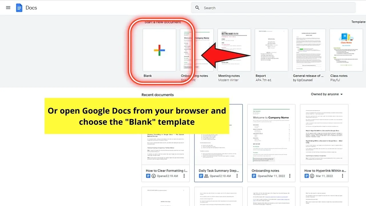 How to Clear Formatting in Google Docs The Basic Method Step 1.2