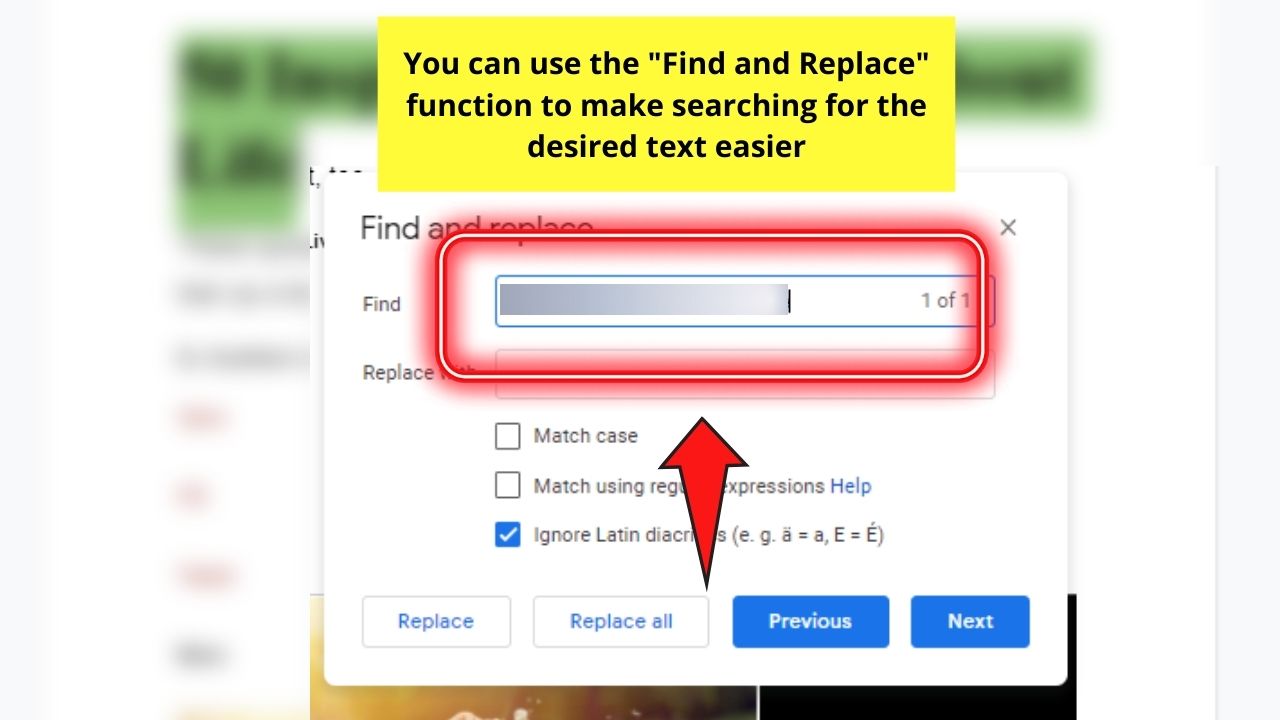 How to Clear Formatting in Google Docs The Basic Method Step 2.2