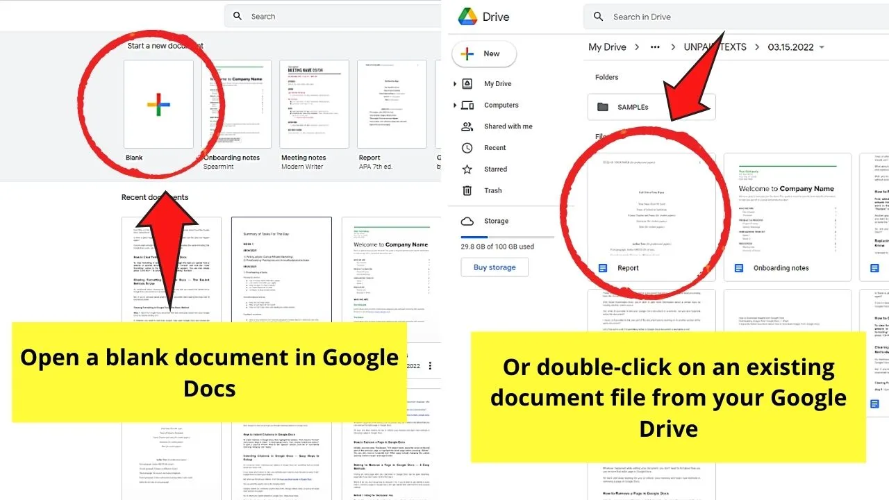 How to Clear Formatting in Google Docs through Pasting without Formatting Step 2