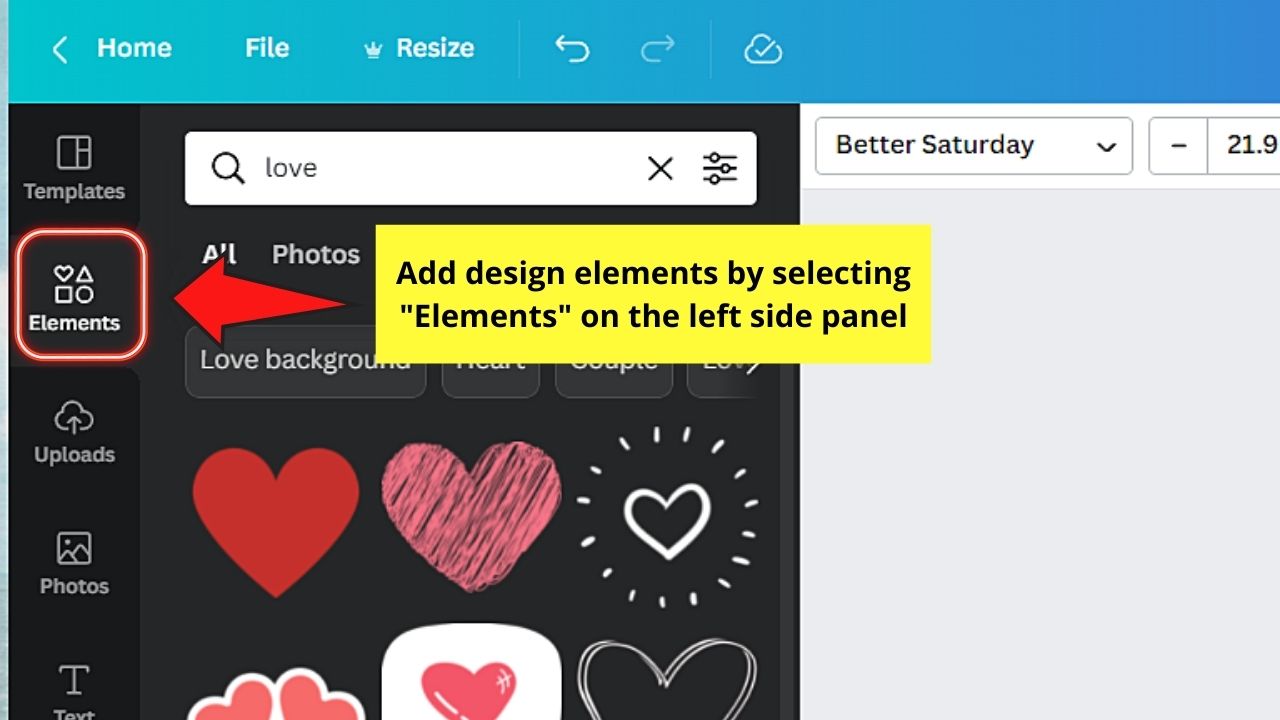 How to Create a Slideshow in Canva Using Grids Step 5