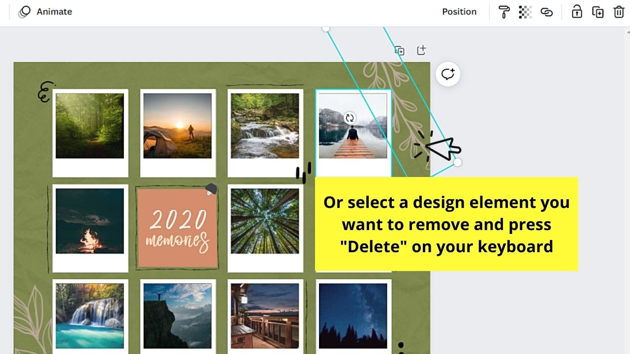 How to Create a Slideshow in Canva Using Photo Collage Templates Step 5.4
