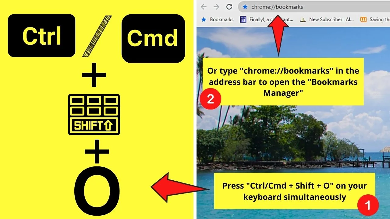 How to Delete Bookmarks in Chrome through the Bookmark Manager Step 4