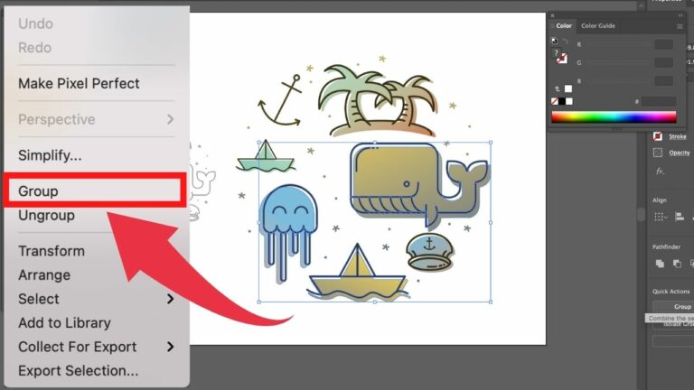 how-to-group-objects-in-illustrator-in-4-simple-steps