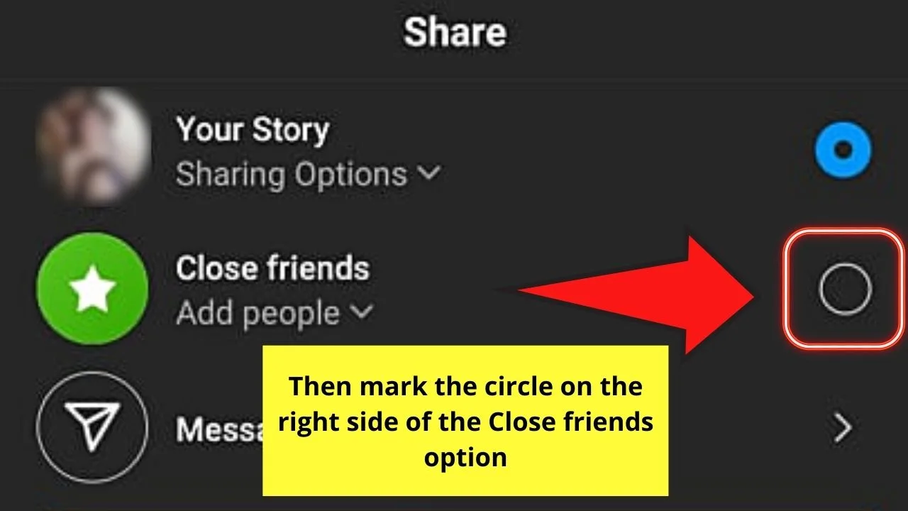 How to Hide Highlights on Instagram by Creating a Close Friends List Step 8.2