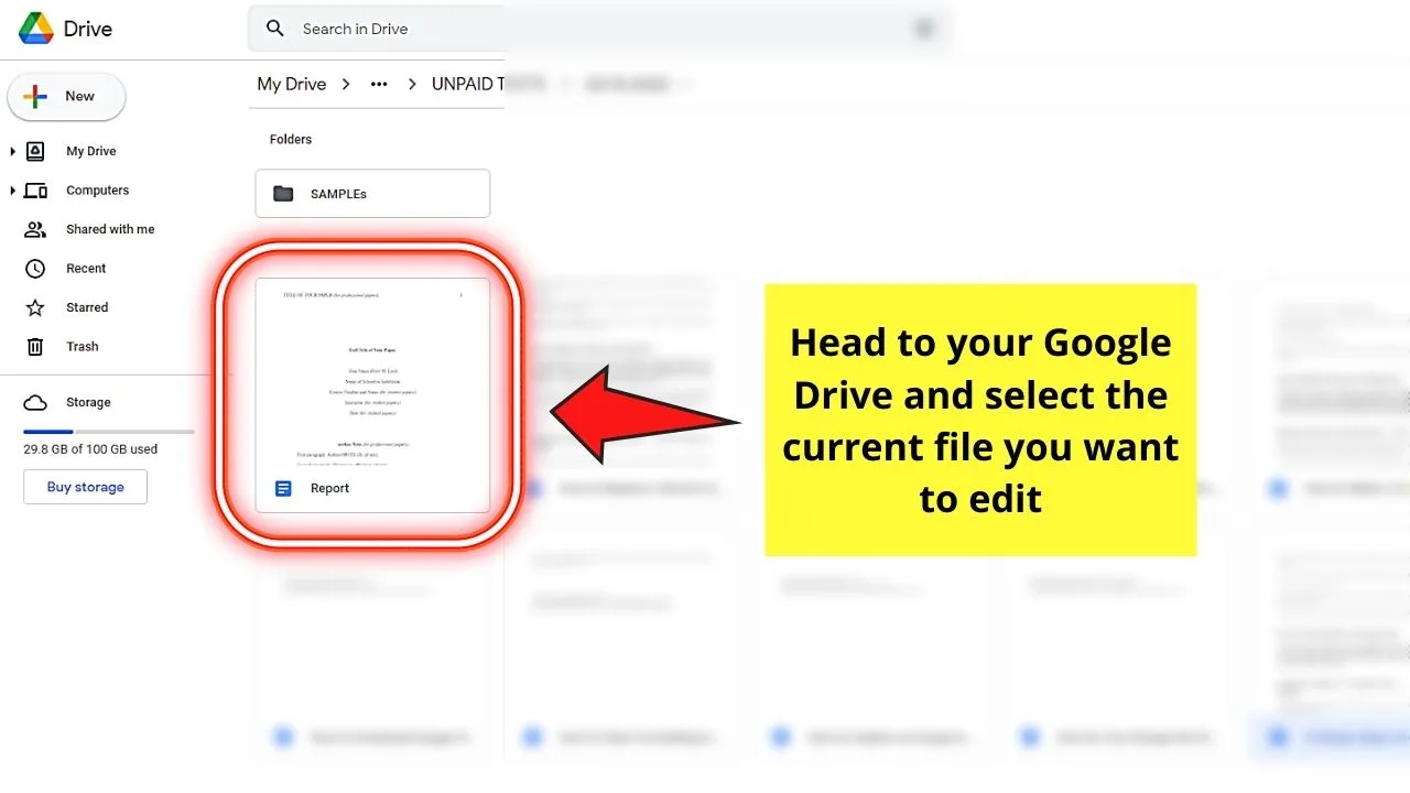 How to Indent Citations in Google Docs Step 1.1