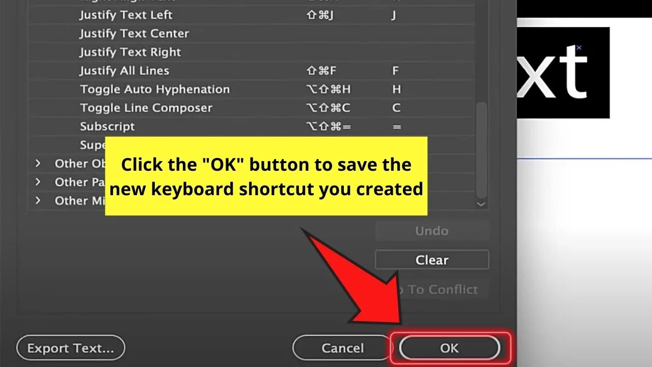 How to Make Text Bigger in Illustrator Using a Keyboard Shortcut Step 5.2
