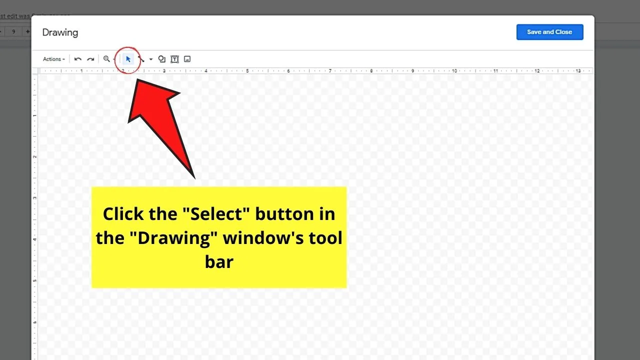 How to Make a Horizontal Line in Google Docs through the Drawing Tool Step 4