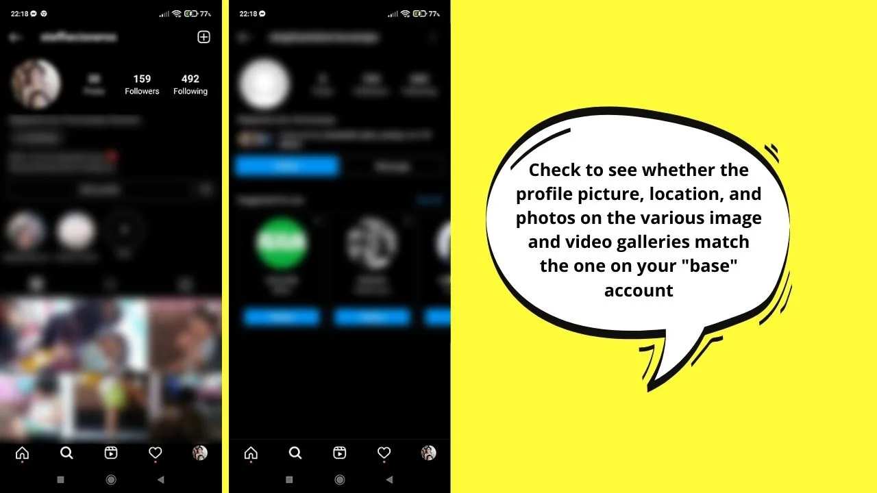 How to See if Someone Has Multiple Instagram Accounts on Instagram Step 5.1