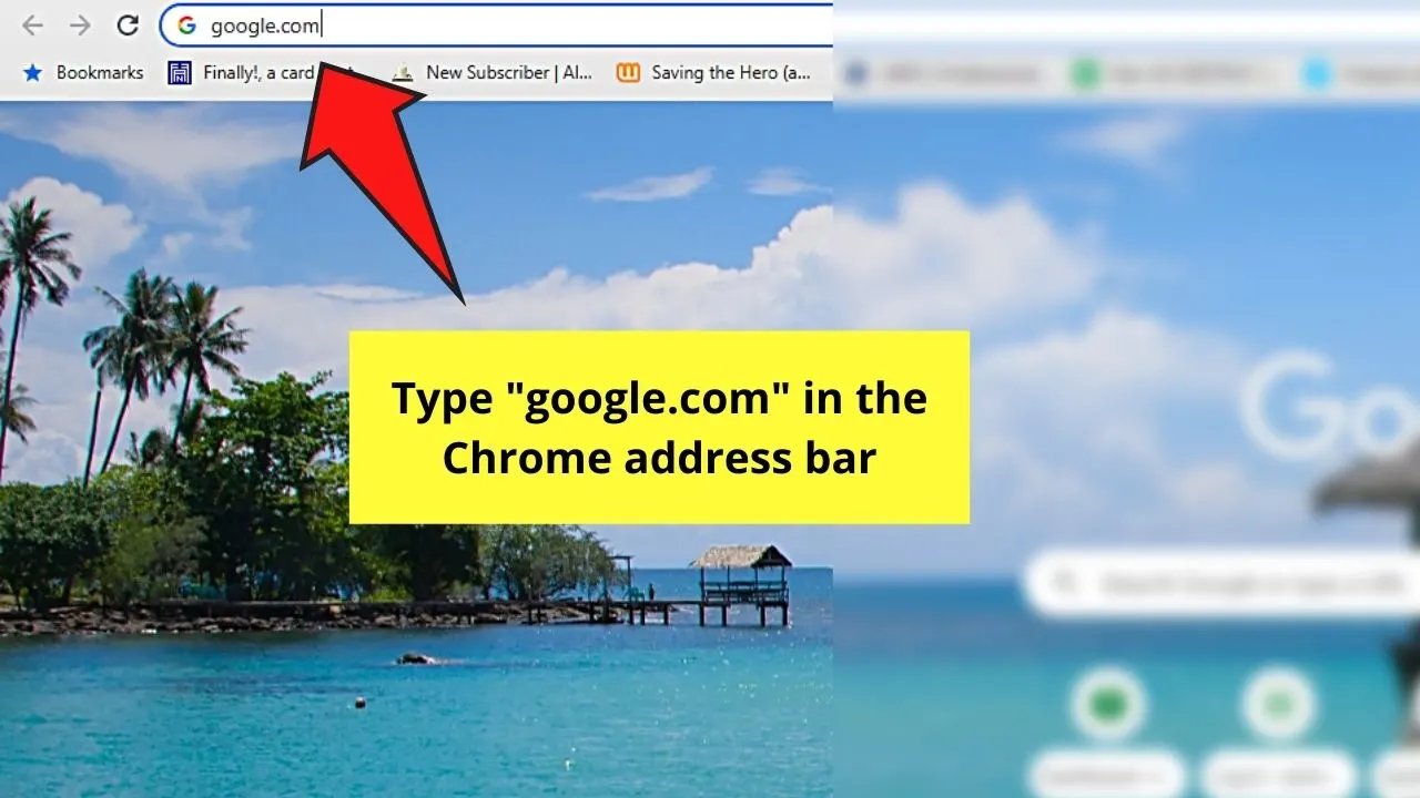 How to Turn Off Trending Searches on Chrome Step 1