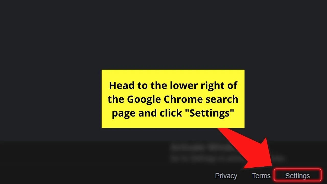 How to Turn Off Trending Searches on Chrome Step 2
