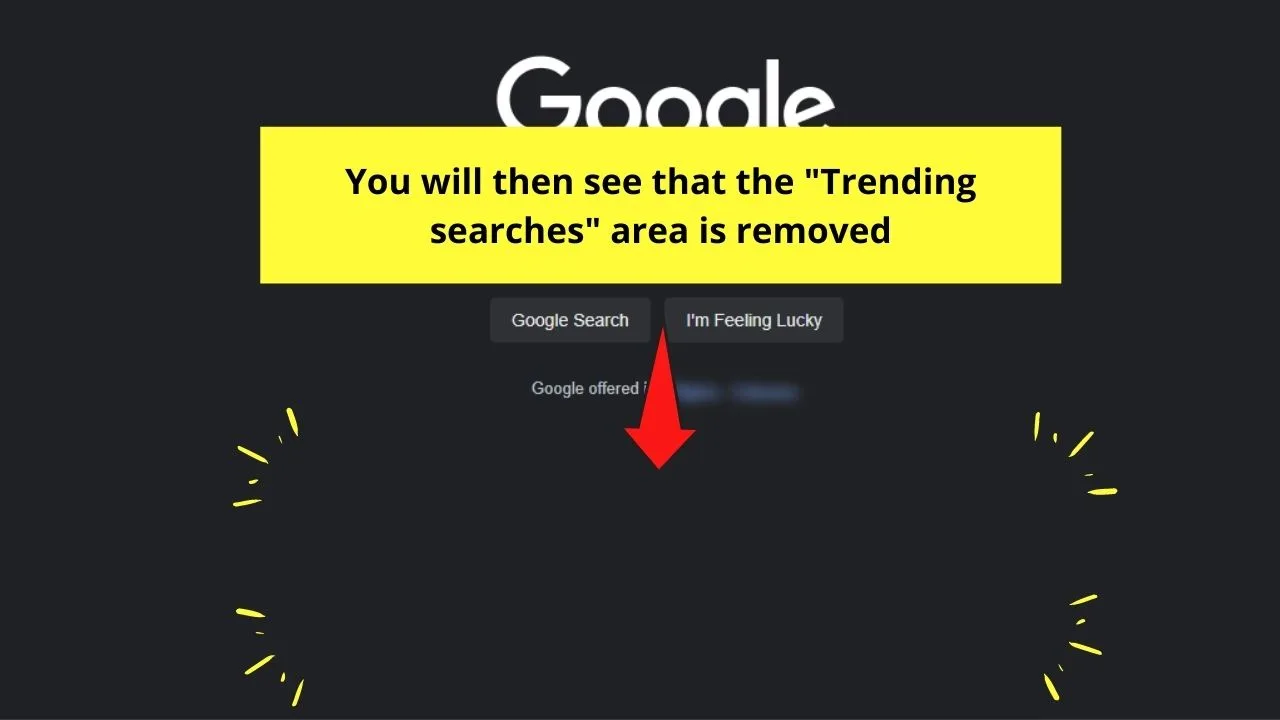 How to Turn Off Trending Searches on Chrome Step 5.2