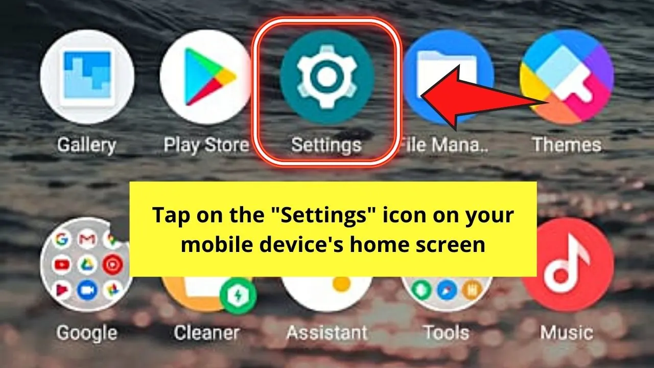 How to Unlock the Home Screen on Android Step 1