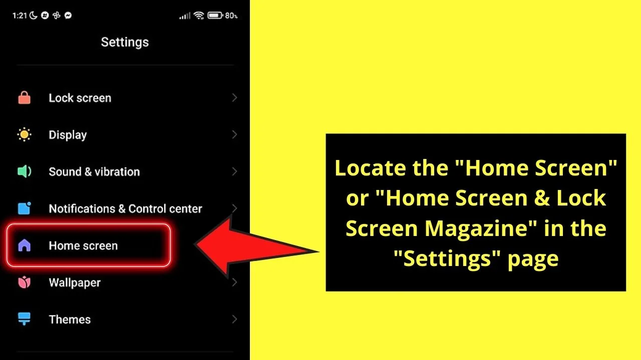 How to Unlock the Home Screen on Android Step 2