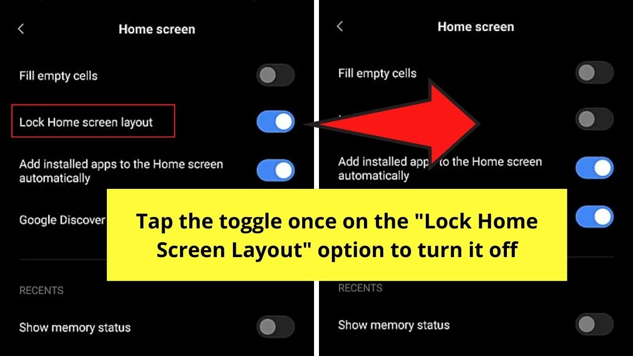 How to Unlock the Home Screen on Android Step 4