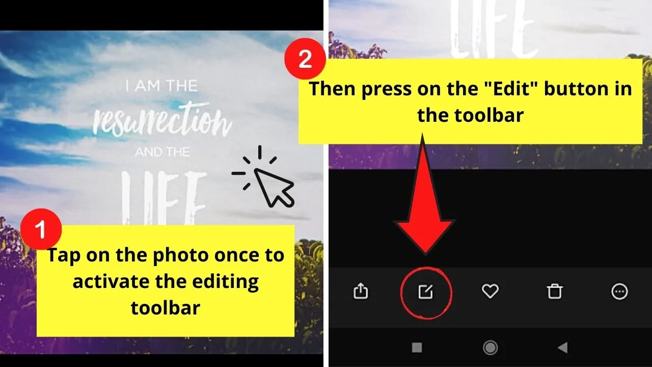 How to Crop a Picture on Android by Using the Gallery's Crop Function Step 3