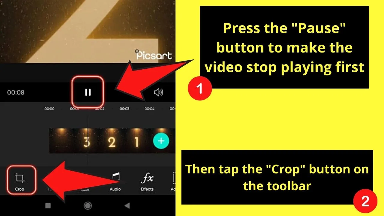 How to Crop a Video on Android Using a Third-Party App Step 3