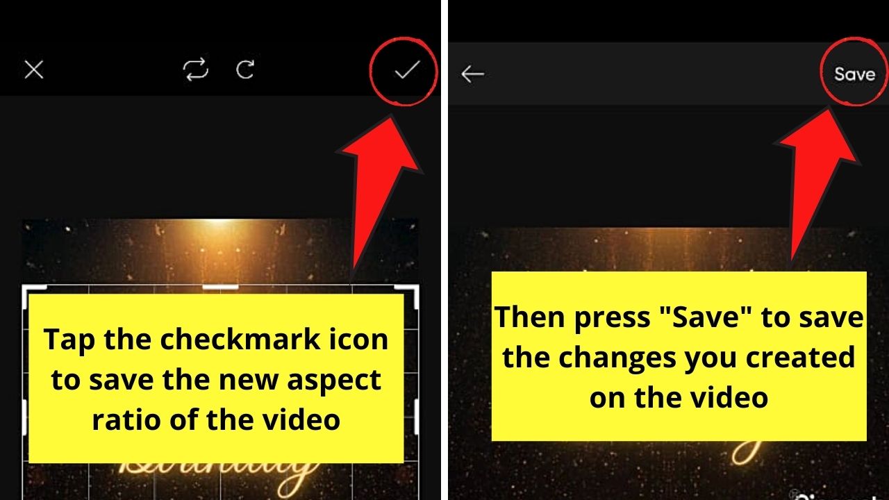 How to Crop a Video on Android Using a Third-Party App Step 5