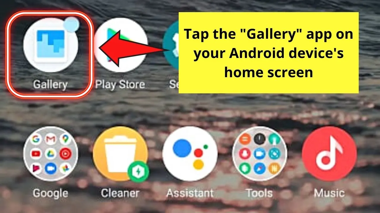 How to Crop a Video on Android on the Gallery Step 1