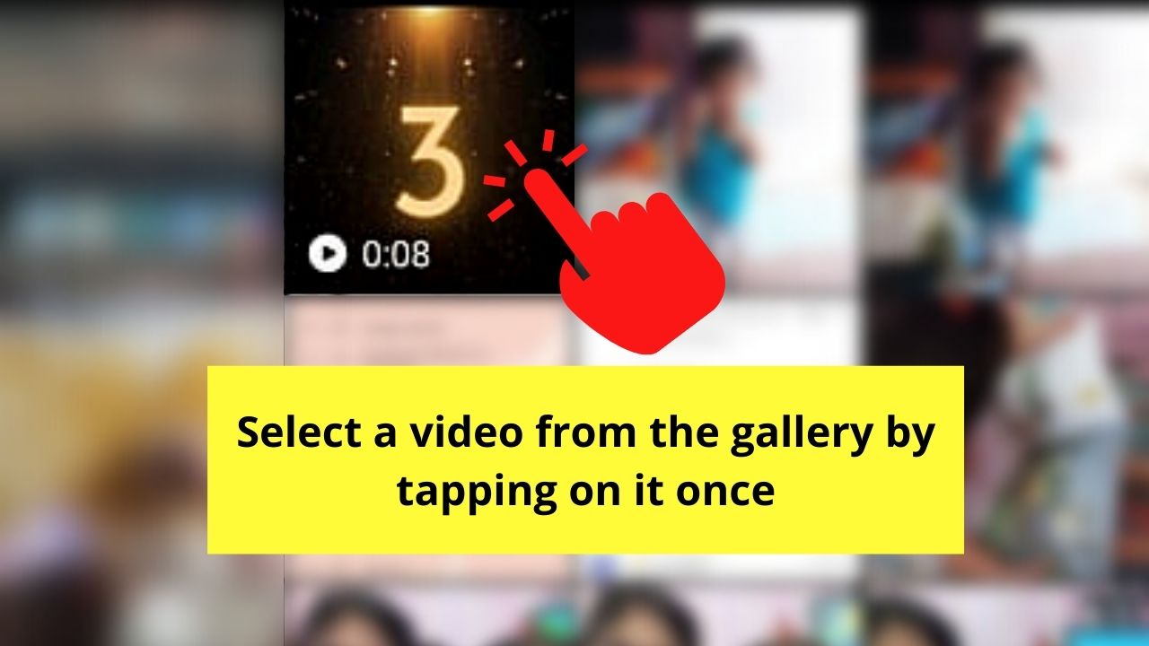 How to Crop a Video on Android on the Gallery Step 2