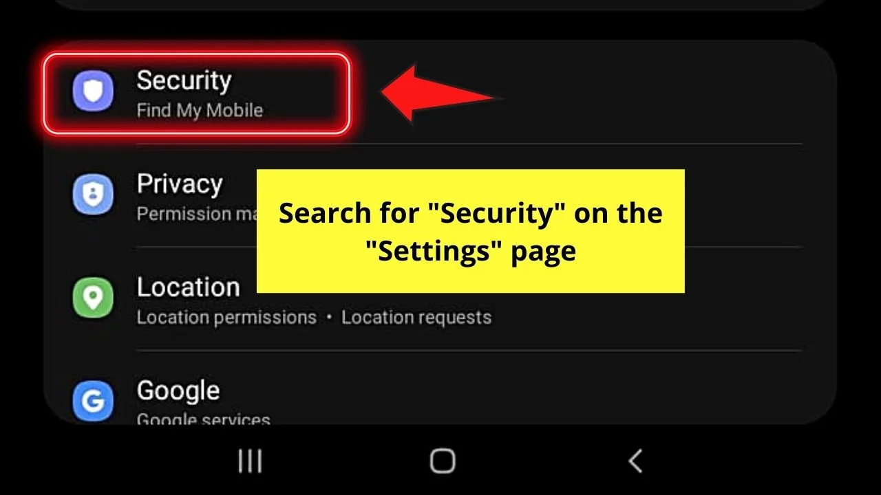 How to Get Rid of Double Lock Screen on Android Step 2
