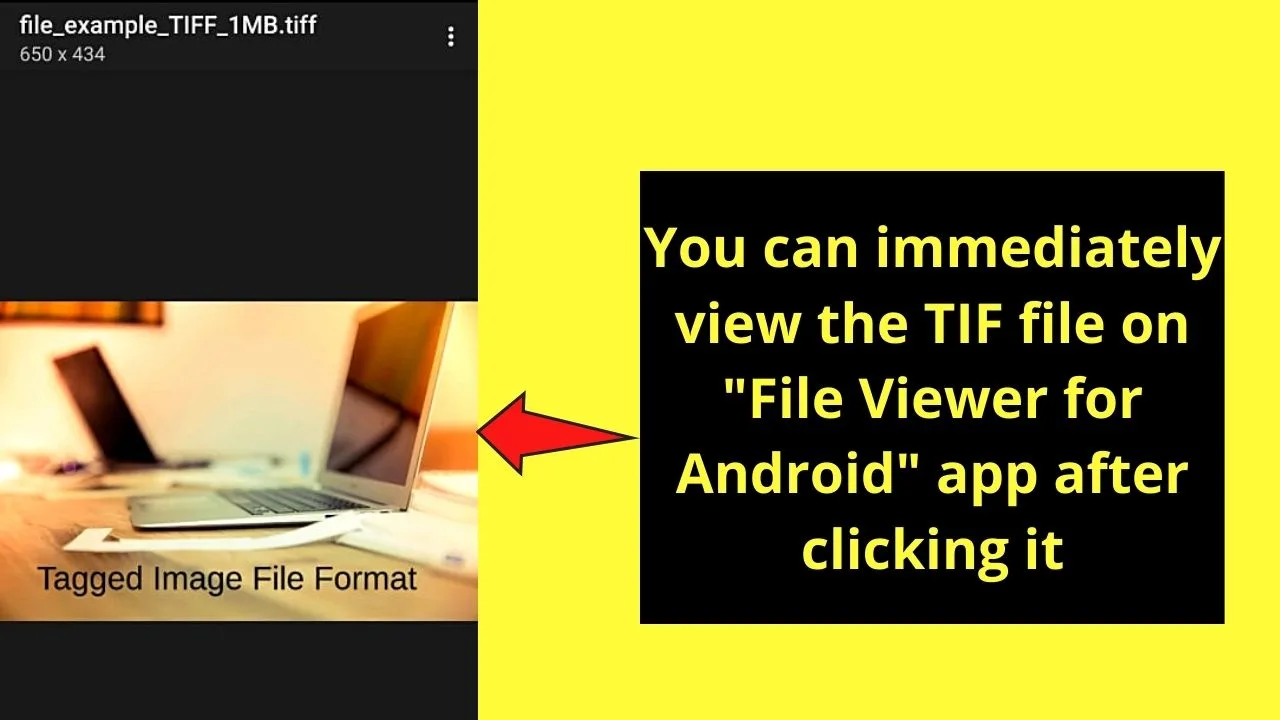 How to Open a TIF File on Android Step 4.1