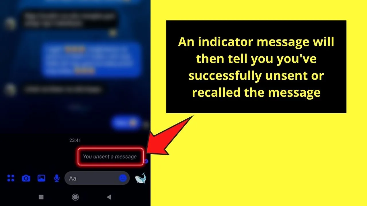 How to Recall a Text Message on Android Using an Alternative Messaging App Step 5.3